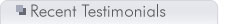 Recent Testimonials at Creative Web Info